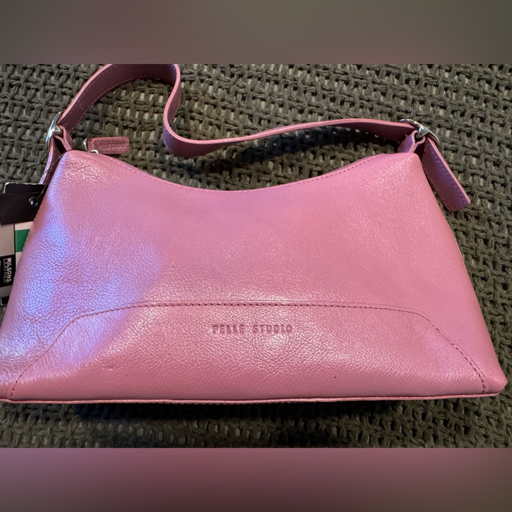 NWT **RARE** Pelle Studio Wilson’s Leather Pink Leather Shoulder Bag